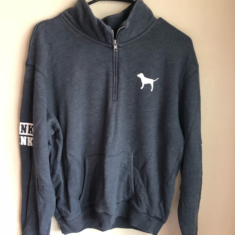 Victoria’s Secret PINK Half-Zip Pullover Sweater